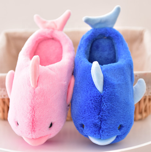 Cute Winter 2020 New Boys Girls Parenthood Indoor Home shoes TPR Dolphin pantofole per bambini - Product Image 3