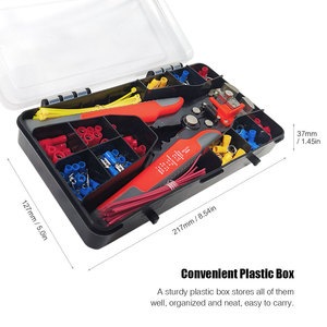 Pince coupante automatique auto-ajustable pour câbles, outil manuel de dénudage et de sertissage de fils, kits de dénudeurs de fils OEM, garantie 3 ans - Product Image 4