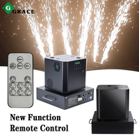 Mesin Percikan Api Dingin Grace 1300W Dual Head Rotation Cold Sparklers Cold Flame Sparkuler Spin Machine Dancing Spark Machine