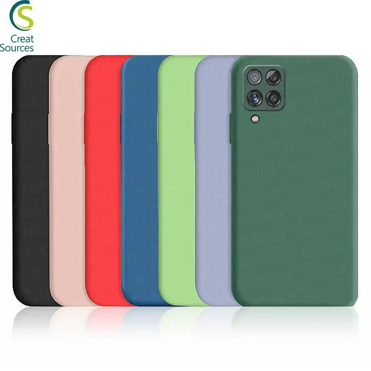 Back Cover Replacement Liquid Silicone For Samsung A12 Back Cover Back Housing,For Samsung Galaxy A12 Case