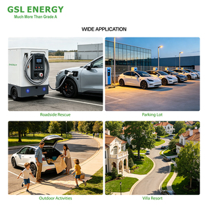 Estación de Carga Móvil para Vehículos Eléctricos GSL ENERGY de Alta Capacidad con Batería de Iones de Litio y MPPT, 100KWH, para Eventos al Aire Libre y Emergencias, Modelo Y10090, Portátil - Product Image 5
