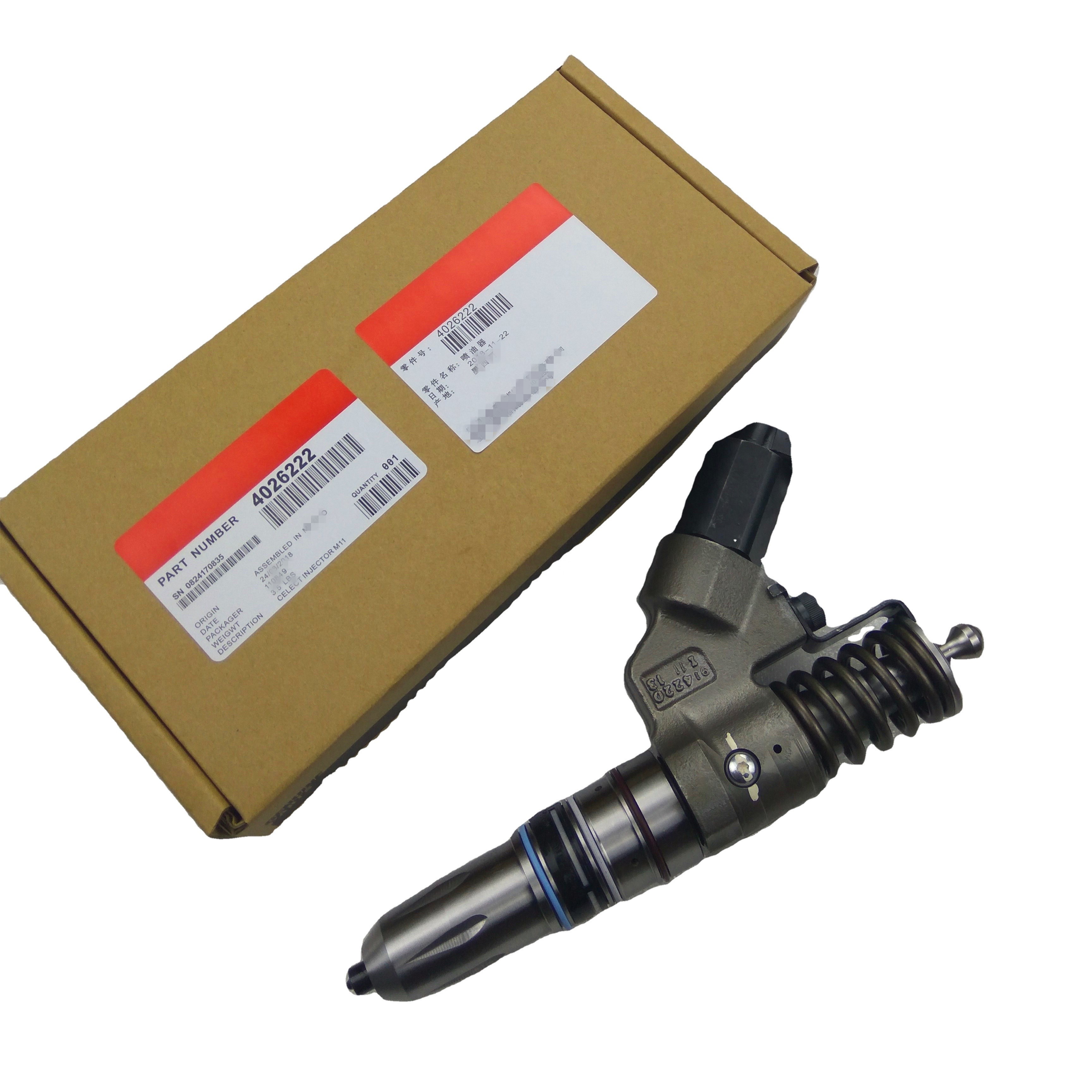 4026222 ISM QSM M11 diesel engine parts common rail injector 4026222 auto parts injector nozzle 4026222 for Cummins