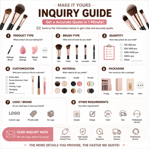 Ensemble de pinceaux de maquillage en cristal portable de 10 pièces, brillant, <span class=keywords><strong>transparent</strong></span>, professionnel, en poils synthétiques - Product Image 6