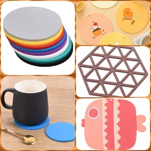 Sublimation Custom Hotel Coasters Office Coasters 2D Colorful PVC Drink Coaster for Event Company Event