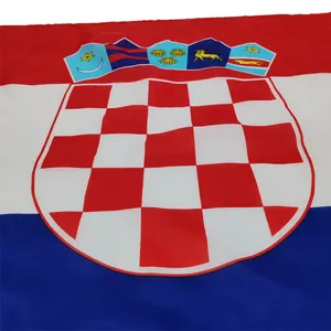 2024 nóng bán tùy chỉnh thiết kế Polyester quốc gia croatian tất cả thế giới Croatia cờ cho ngoài trời