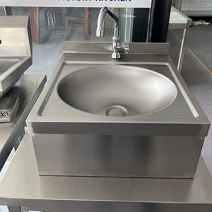 Victory Source évier manuel mural en acier inoxydable commercial Inox hôpital fournitures de laboratoire approvisionnement direct hôtels restaurants - Product Image 1