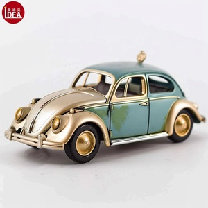 Su misura 1:43 modellino auto retrò e classico modello di auto in resina blu collezione di autoveicoli motoristica giocattolo - Product Image 4