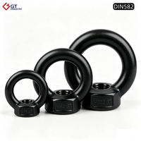 Гарантированное качество M14 M16 M20 M43 M74 M88 M93 углеродистая сталь DIN582 PTFE покрытая кольцевая гайка