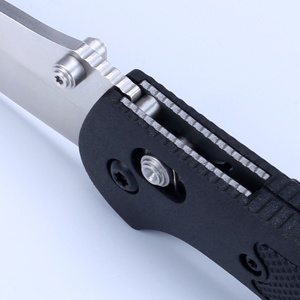มีดพับ BM556 คุณภาพสูง ด้ามจับ ABS ปรับแต่งได้ พร้อมปลอกมีด DIY สำหรับต่อสู้ ทำจากเหล็กกล้าไร้สนิม รองรับ OEM สำหรับอุตสาหกรรม - Product Image 5