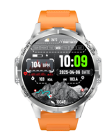 Montre connectée K77 prête à être expédiée, vente en gros directe d'usine, batterie 1000 mAh, lampe torche LED, appel Bluetooth, montre intelligente
