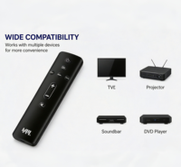 Télécommande sans fil BLE pour PC portable, 8 boutons, noire, garantie de qualité, fonctionnement facile et pratique, pour système de maison intelligente