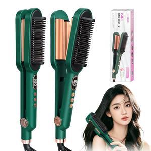 0728 Plancha y Rizador de Pelo 2 en 1 Portátil con Carcasa Segura al Tacto y Temperatura Variable - Product Image 3