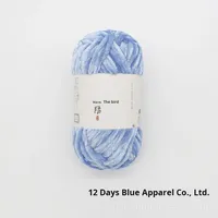 Benang Rajut Akrilik Campuran Tahan Abrasi dan Anti Asam untuk Boneka Rajut DIY, Selimut, Tas, Syal, 100G/6Mm