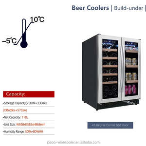 Produits de vente chauds appareils ménagers Mini réfrigérateur boîtes en verre voiture réfrigérateur Thermostat température <span class=keywords><strong>porte</strong></span>-verre à vin - Product Image 2