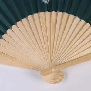 21 см, плоский бамбук, оптовая продажа, индивидуальный складной Ручной Веер, бамбуковые поделки