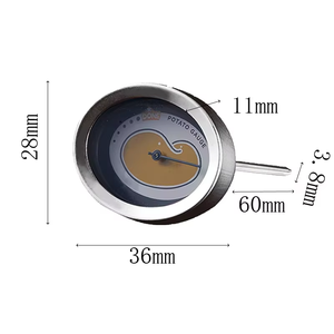 Termómetro de varilla larga para parrilla y barbacoa, para cocinar y freír patatas y pavo, 60mm, marrón, 2026 SW DIFFERENT PROBLE - Product Image 3