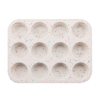 Moule à cupcakes en silicone 1 tasse, qualité alimentaire, antiadhésif, pour muffins, lavage à la main uniquement pour un démoulage facile, outils de bricolage pour la maison
