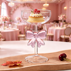 Copa de Cristal de 200 ml con Lazo para Postres en Fiestas y Bodas - Product Image 5