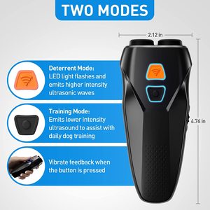 Repellente Ultrasuoni per Cani con Doppio Trasduttore, Luce LED Stroboscopica e Vibrazione, Portata 10-15M, Senza Scosse, Antiabbaio, Ricaricabile 800mAh - Product Image 6