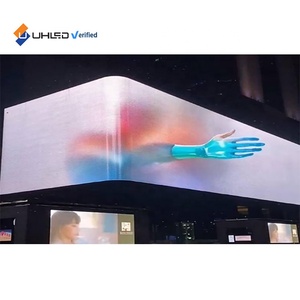 P8 P10 Affichage LED de signalisation numérique Profil en aluminium Panneau d'affichage LED extérieur fixe Affichage LED à l'œil nu Écran LED publicitaire 3D - Product Image 2