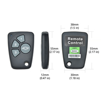 Télécommandes à code fixe/apprentissage pour alarme de voiture Chevrolet, marché d'Amérique du Sud