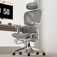 Chaise ergonomique en maille avec soutien lombaire double, confortable et inclinable – Chaise de bureau exécutive et de gaming pour usage domestique 5 étoiles