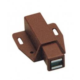 CLIQUET MAGNÉTIQUE CARRÉ 40x40mm-Marron - Product Image 3