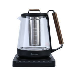 Hervidor eléctrico TOMIC de 1.7L de vidrio de borosilicato con función para mantener el calor para preparar té - Product Image 5