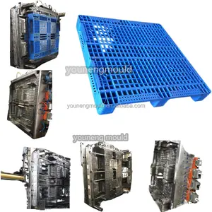 Taizhou Heavy Duty Euro HDPE lớn Stackable Reversible nhựa Pallet khuôn mẫu