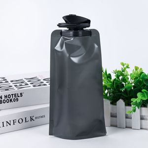 OEM/ODM 500ml Gimnasio Plegable Botella de agua corriente Hervidor plegable de plástico suave para beber directamente - Product Image 6