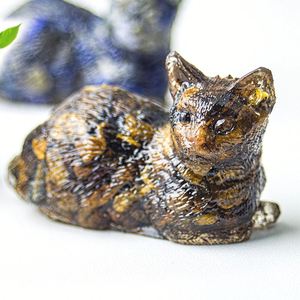 Natural <b>Crystal</b> Chip Resin Figurine - Cute Home & Desktop Decor Ornament - Product Image 1