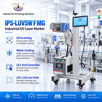 Machine de marquage laser IPS-LUV5W F MG UV, imprimante de codes de date laser, machine de marquage de bouteilles 5W 355nm pour l'emballage