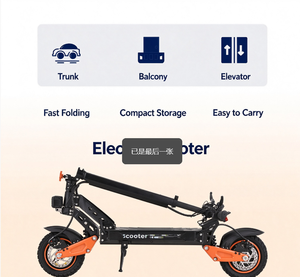 Patinete Eléctrico Plegable para Adultos, 200 kg, 48 V, 1200 W, Aleación de Aluminio, Batería de Litio, Largo Alcance, para Desplazamientos - Product Image 1