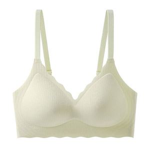 Biancheria intima in lattice di pizzo da donna con seno grande, reggiseno piccolo, ultrasottile, a maglia stretta, senza ferretto - Product Image 4