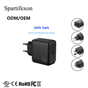 Cargador Rápido USB-C de 65W con Tecnología GaN, Adaptador PD3.0 PPS para Laptop y iPhone, Ultracompacto de 51x53mm, con Protección Contra Sobrecalentamiento - Product Image 1