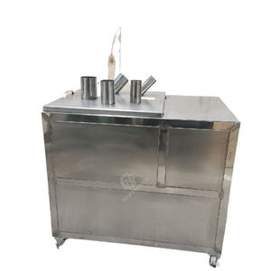Équipement de tranchage de patates douces et de radis en acier inoxydable Trancheuse à pression descendante pour fruits et légumes, concombres et bananes - Product Image 5