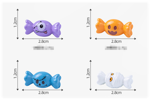 Bán buôn <span class=keywords><strong>Micro</strong></span> 3D nhựa Halloween Kẹo Kẹo Kẹo Kẹo thực phẩm quyến rũ mù May Mắn Túi hình dễ thương nhỏ bé miniaturetoy - Product Image 2