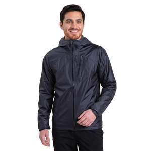 Custom Logo Design <b>Men</b> Nylon Windbreaker <b>Jackets</b> Hooded Street Fashion Wear for Winter <b>Thin</b> Windproof Windbreaker <b>Jacket</b> - Product Image 1
