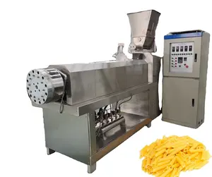 Sterke Motor Droog Italië Noodle Spaghetti Productie Extruder En Maïs Pasta Productie Machines Voor Maken Verse Macaroni