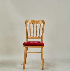 Bois Empilable Mariage Événement Fête <span class=keywords><strong>Location</strong></span> <span class=keywords><strong>Salle</strong></span> À Manger Banquet Napoléon Château Château Chaise - Product Image 5