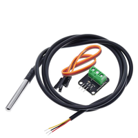 DS18B20 Temperature Sensor Kit Waterproof With Stainless Steel Probe Temperature sensor module