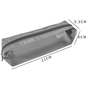 Transparent Mesh Pencil case Suitable for Both Boys and Girls Large Capacity Exam Supplies Student Version with Ins Trend Feel - Product Image 5