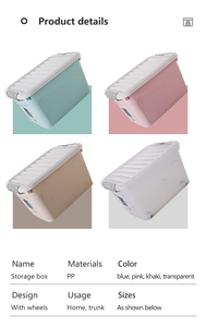 Trung Quốc OEM bán buôn hộ gia đình lưu trữ Stackable 7l-210l giá tốt nhựa hộp lưu trữ với nắp và bánh xe - Product Image 6