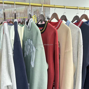 Sudaderas Personalizadas de Felpa 360GM Premium, Estilo Urbano Minimalista, con <span class=keywords><strong>Rayas</strong></span>, Puños y Dobladillo Acanalados, Cuello Redondo, Bordado, para <span class=keywords><strong>Hombre</strong></span> - Product Image 4