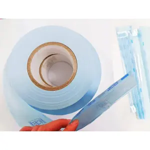 Bolsa de rollo de esterilización Tyvek con sellado térmico OEM/ ODM para esterilización por plasma en el hospital