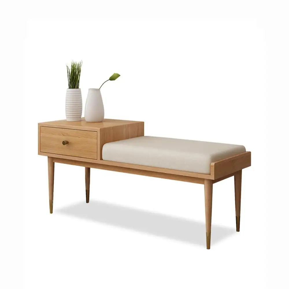 Sillas de salón en contra de pie taburete sala del gabinete del cajón de muebles de madera taburete silla de madera de dormitorio