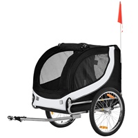 Offre Spéciale Pet vélo remorque chariot utilitaire vélo moto Cargo Jogging poussette avec roues pivotantes à 360 degrés