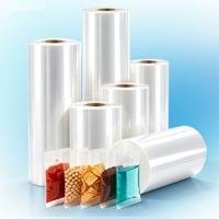 Rouleau de film d'emballage transparent et flexible pour sauces, snacks, granulés, poudres et liquides, pour l'emballage automatique en sachet