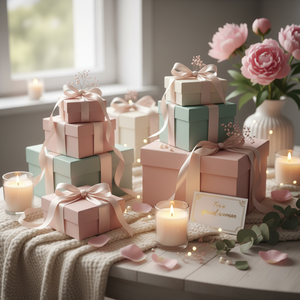 Elevate Your Brand Any Occasion Paper <b>Box</b> Personalized Ribbon Elegant Packaging for Birthday <b>Wedding</b> Retail Luxury <b>Gift</b> <b>Box</b> - Product Image 2