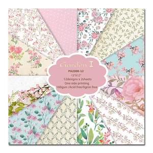GF 12 Designs 24 Feuilles Impression sur un côté Junk Journal <span class=keywords><strong>Papier</strong></span> décoratif pour <span class=keywords><strong>scrapbooking</strong></span> Pack 12x12 Inch <span class=keywords><strong>Papier</strong></span> cartonné pour <span class=keywords><strong>scrapbooking</strong></span> - Product Image 5